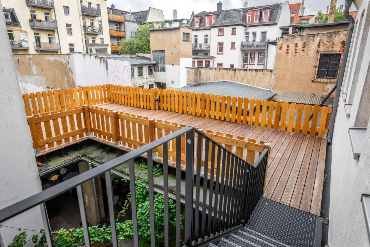 Grosser Terrassentraum In Klein Venedig Leipzig Exterior photo