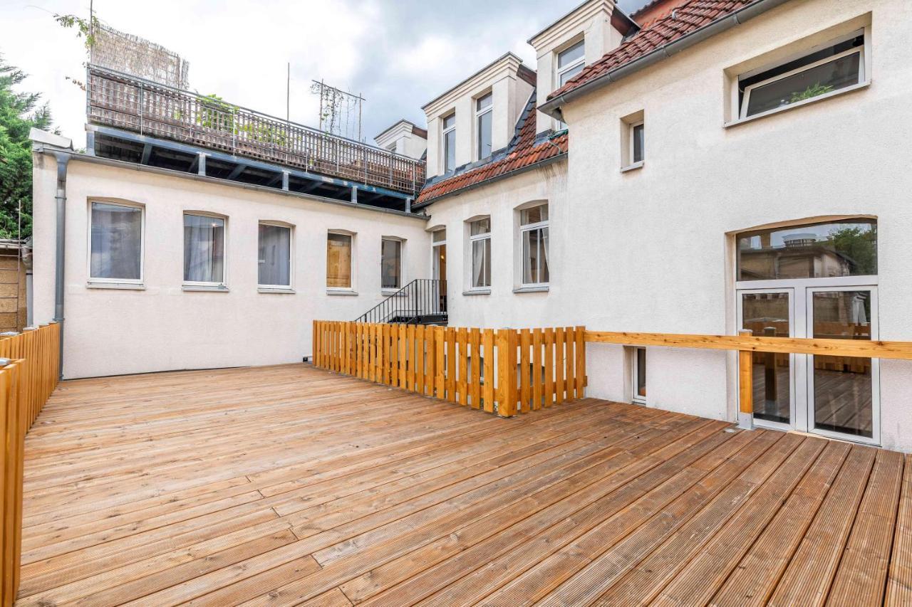 Grosser Terrassentraum In Klein Venedig Leipzig Exterior photo